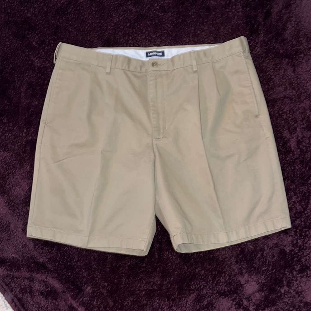 Lands End khaki shorts like new size 42 traditional Fitch